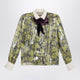 Valentino Blue Yellow And Vanilla Lurex Shirt
