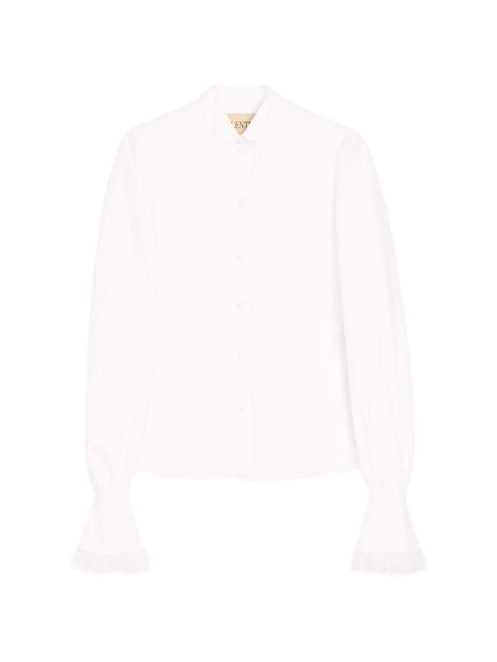 Valentino Garavani White Cotton Poplin Shirt
