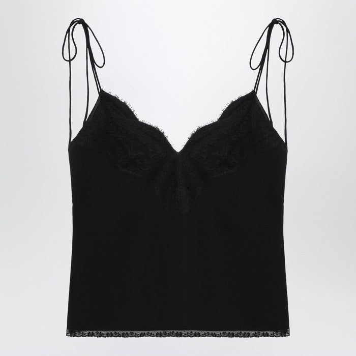 Valentino Garavani Black Silk Top