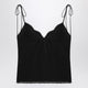 Valentino Black Silk Top