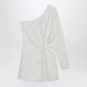 Valentino Garavani Ivory Oneshoulder Top In Couture Cady
