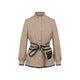 Valentino Beige Caban Embroidered Logo Vg Jacket