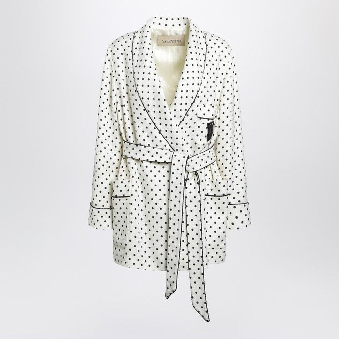 Valentino Supergrain Jacket With Plusdepois Print