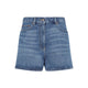 Valentino Medium Blue Cotton Denim Shorts