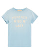 Valentino Garavani Light Blue Panther Lady Tshirt