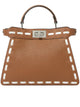 Fendi Brown Leather Peekaboo Iseeu Handbag