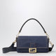 Fendi Baguette Bag In Dark Blue Denim