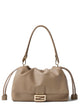 Fendi Large Soft Baguette® In Dove Grey Nappa Leather