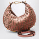 Fendi Fendigraphy Mini Hobo Bag In Ff Jacquard Velvet