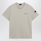 Moncler Light Beige Crewneck T-Shirt With Logo