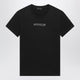 Moncler Black Cotton T-Shirt With Logo