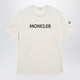 Moncler Ivory T-Shirt With Logo Print