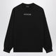 Moncler Black Cotton Sweatshirt With Logo