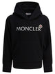 Moncler Kids Black Cotton Sweatshirt