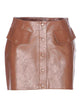 Patrizia Pepe Brown Mini Skirt