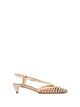 Fendi Rosa Quarzo Lamb Leather Sandals
