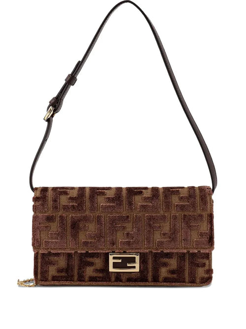 Fendi Ff Motif Chain Shoulder Bag