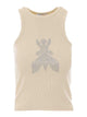 Patrizia Pepe Beige Tank Top