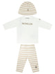 Moncler Kids Beige Cotton Tracksuit Set