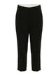 Patrizia Pepe Black Polyester Elastan Pants