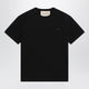 Valentino Black Cotton T-Shirt With Vgold