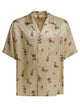 Valentino Yellow Silk Shirt
