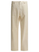 Valentino White Cotton Jeans