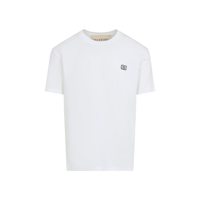 Valentino Ivory Cotton T-Shirt