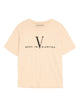 Valentino Nude Neutrals Cotton T-Shirt