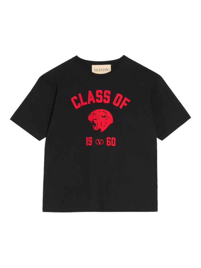 Valentino Garavani Panther-Print Cotton T-Shirt
