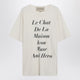 Valentino Ivory Le Chat De La Maison Icon Muse Anti Hero T-Shirt