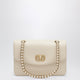 Valentino Garavani Medium Djuna Shoulder Bag In Nappa Leather, White