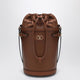 Valentino Garavani Vlogo Signature Bucket Bag In Tobacco