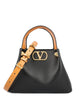 Valentino Studded Embellishment Tote Bag With Logo Plaque