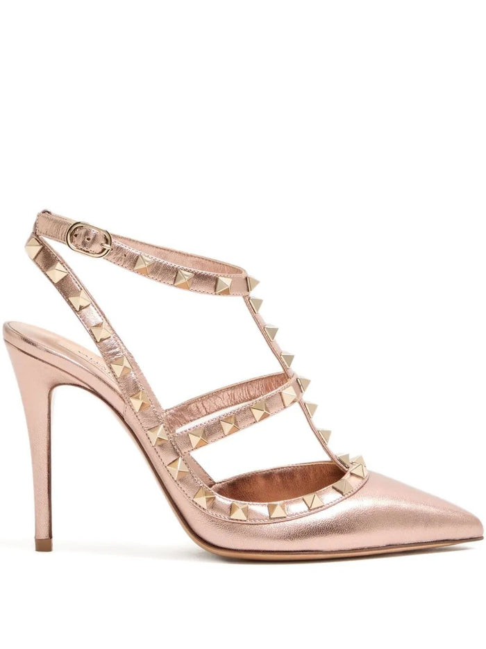 Valentino Rockstud Ankle Strap T.100