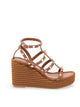 Valentino Garavani `Rockstud Torchon` Wedge Espadrillas