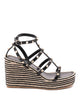 Valentino Garavani Rockstud Torchon Wedge Espadrillas