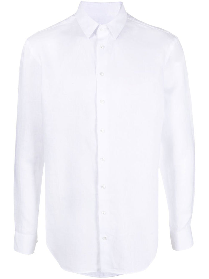 Giorgio Armani Regular Fit Linen Shirt