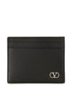 Valentino Black Leather Card Holder