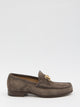 Valentino Grey Leather Loafer