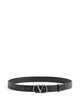 Valentino Garavani Black Vlogo Signature Belt