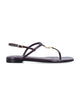 Fendi   Ffold Dark Purple Sandal
