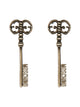Moschino Couture Logo Earrings