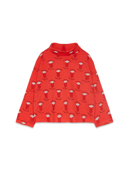Weekend House Kids Pop Corn All Over Turtle Neck
