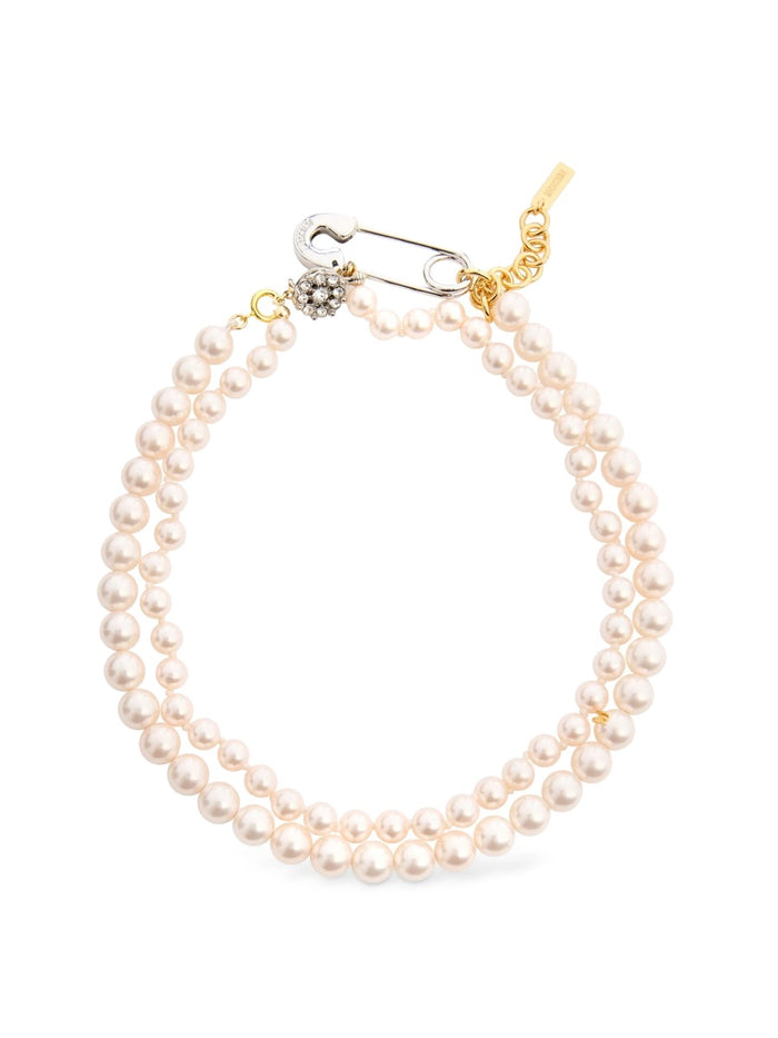 Moschino Couture Pearl Necklace