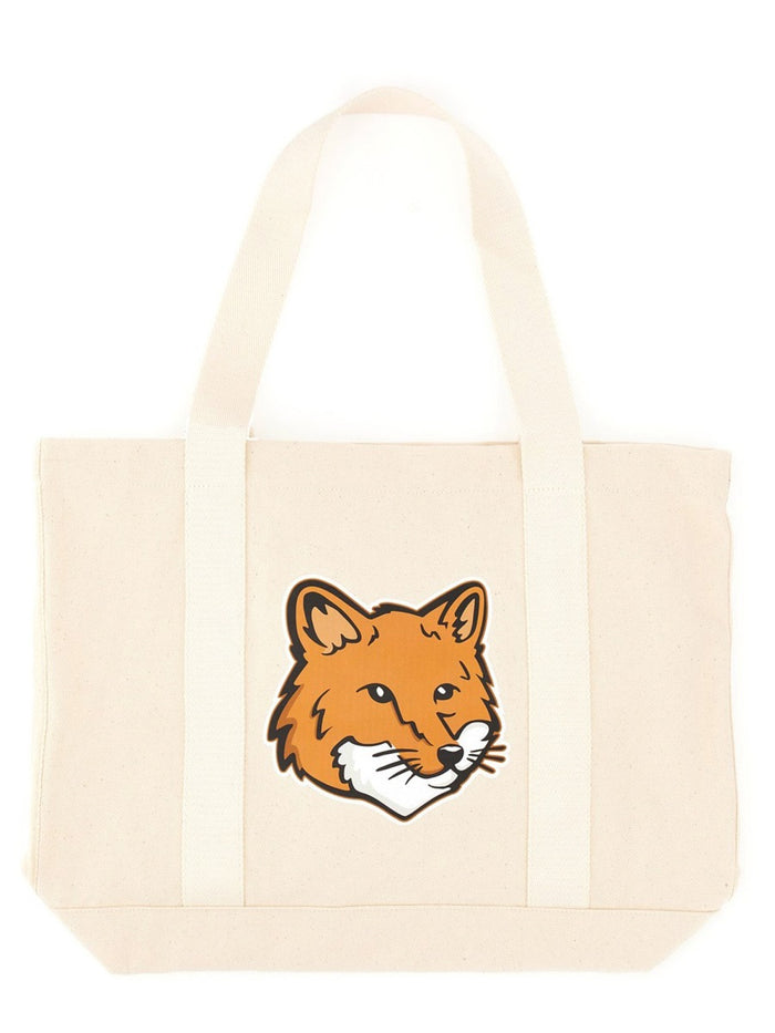 Maison Kitsuné Fox Head Print Bag