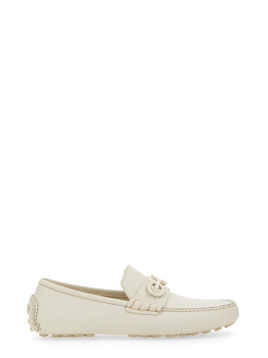 Ferragamo Moccasin With Gancini Ornament