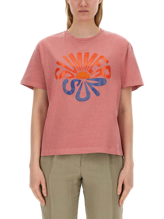 Ps By Paul Smith Summer Sun Print T-Shirt