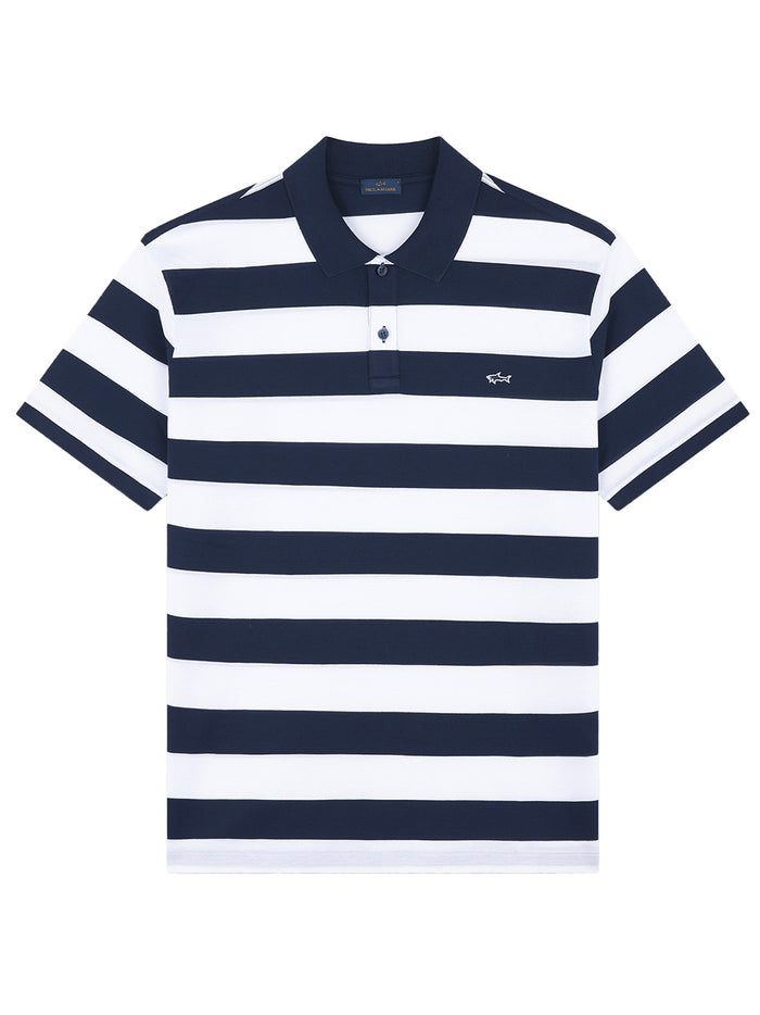 Paul & Shark Double Piqué Cotton Polo