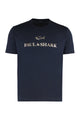 Paul & Shark T-Shirt In Cotton Jersey With Logo Print